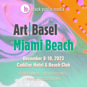 colorful promotional poster for BPM at Art Basel