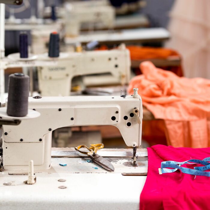 garment factory sewing machine