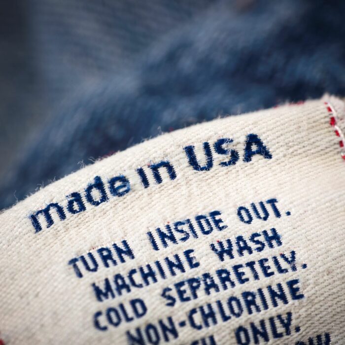 made in usa clothing tag