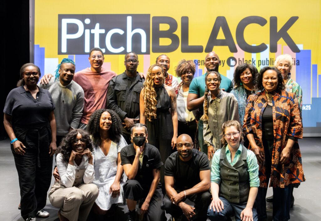 group of media makers who pitched at pitchblack 2025