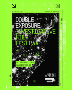promo poster for double exposure film festival and symposium