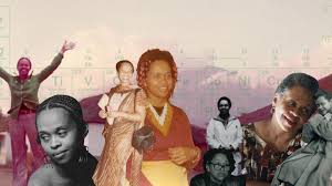 collage of photos featuring thomas allen harris's mother rudean